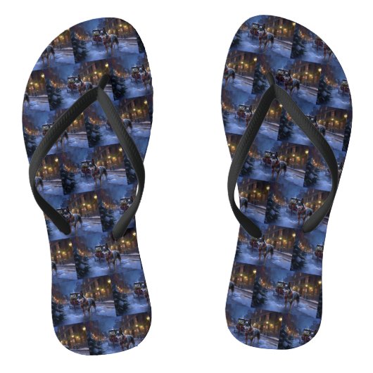 Australische Rundvee Kerst Feestseizoen Teenslippers (Voetbed)