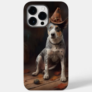Australische Rundvee Pompoenen Halloween Griezelen Case-Mate iPhone 14 Pro Max Hoesje