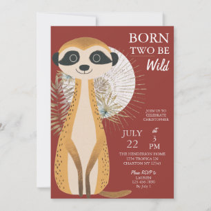 Australische Safari Born Two Be Wild Verjaardag Kaart
