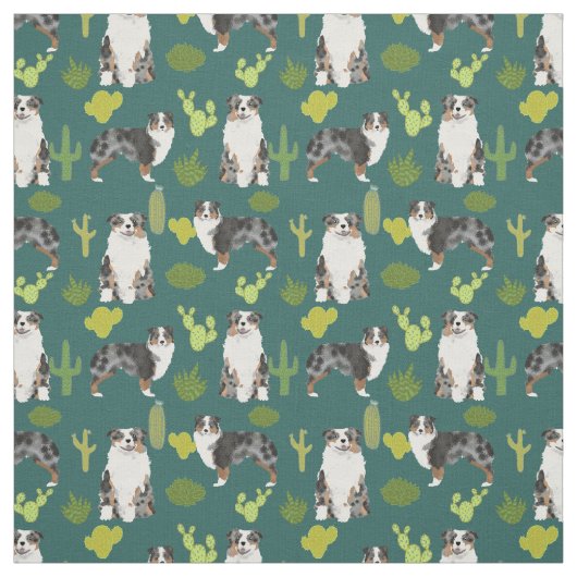 Australische sapencactus stof (Swatch)