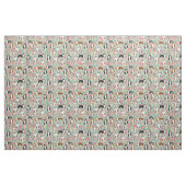 Australische schaapse  bloemenmint stof (Fat Quarter)