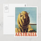  Australische scheepvaartlijn Briefkaart (Voorkant / Achterkant)