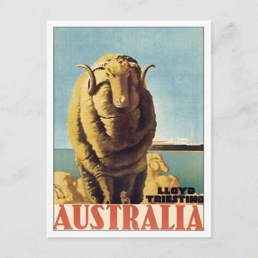  Australische scheepvaartlijn Briefkaart (Voorkant)