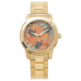 AUSTRALISCHE SCHILDERKUNST VAN SCHILDPADDEN       HORLOGE