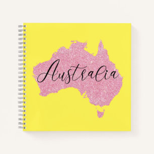 Australische schitterende kleur notitieboek