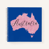 Australische schitterende kleur notitieboek (Voorkant)