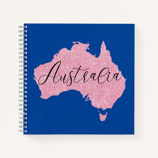 Australische schitterende kleur notitieboek (Voorkant)