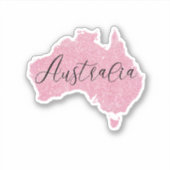 Australische schitterende kleur sticker (Voorkant)