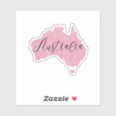 Australische schitterende kleur sticker (Vel)