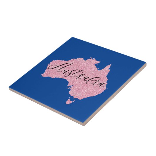 Australische schitterende kleur tegeltje (Zijkant)