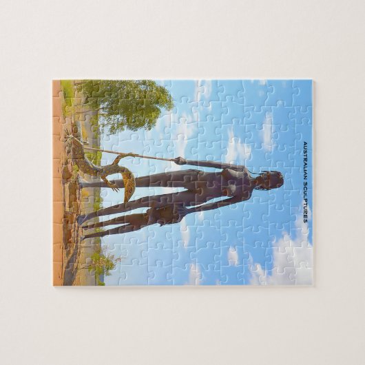 Australische sculpturen legpuzzel (Horizontaal)