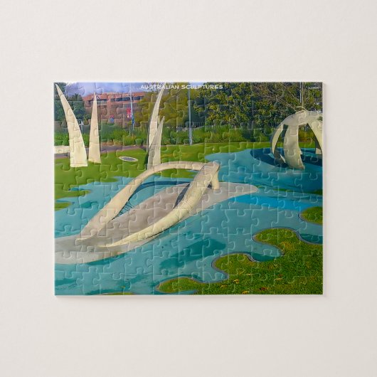 Australische sculpturen legpuzzel (Horizontaal)