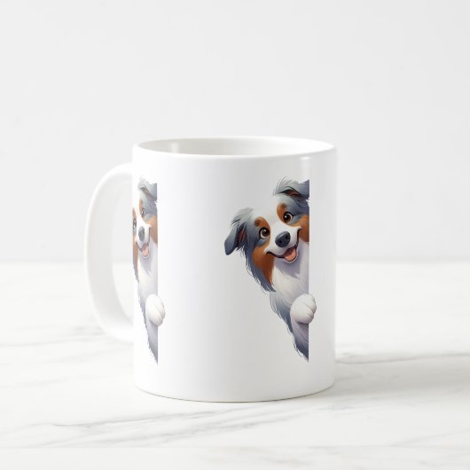 Australische Shepard Koffiemok (Voorkant links)