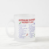 AUSTRALISCHE SHEPHERD Property Laws 2 Matglas Koffiemok (Links)