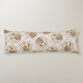 Australische Silky Terrier Schilderen Originele Ho Lichaamskussen (Achterkant)