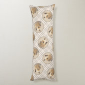 Australische Silky Terrier Schilderen Originele Ho Lichaamskussen (Achterkant (Verticaal))