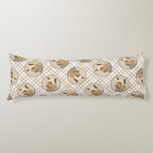 Australische Silky Terrier Schilderen Originele Ho Lichaamskussen