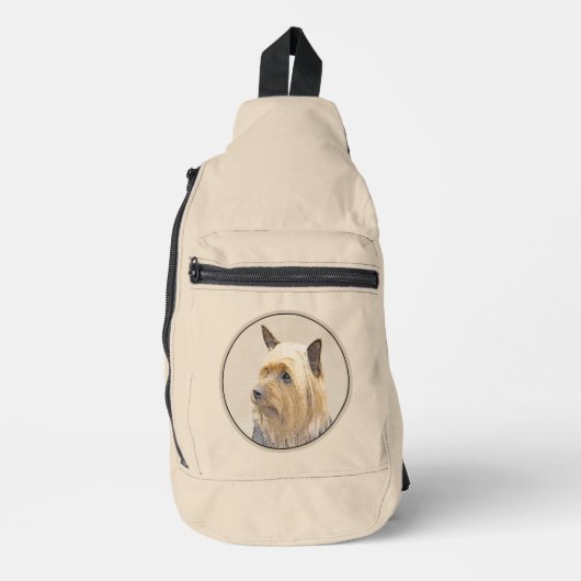 Australische Silky Terrier Schilderen Originele Ho Sling Bag (Voorkant)