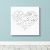 Australische slang canvas afdruk (Insitu (Houten vloer))