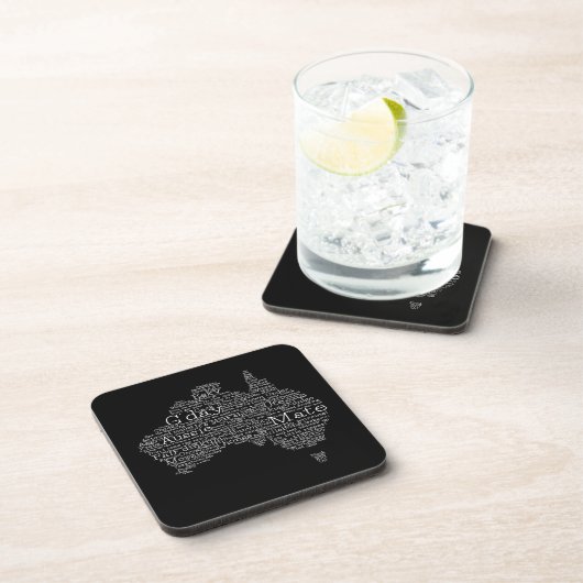 Australische slang-kaart bier onderzetter (Rechterzijde)