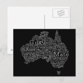 Australische slang-kaart briefkaart (Voorkant / Achterkant)