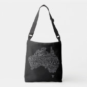 Australische slang-kaart crossbody tas (Voorkant)