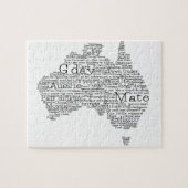 Australische slang-kaart legpuzzel (Horizontaal)