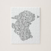 Australische slang-kaart legpuzzel (Verticaal)