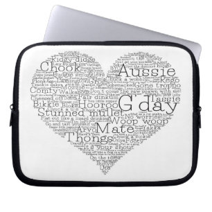 Australische slang laptop sleeve