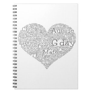Australische slang notitieboek