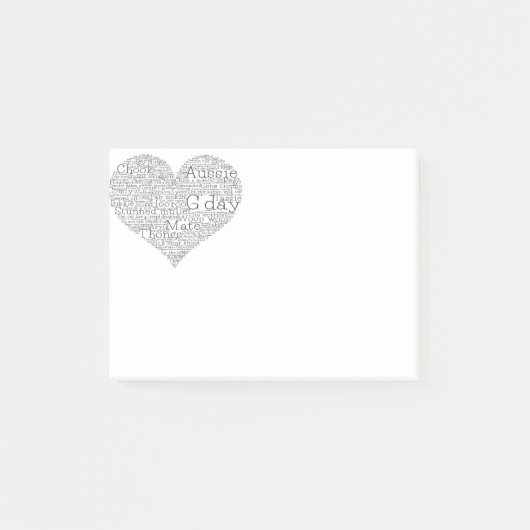 Australische slang post-it® notes (Voorkant)