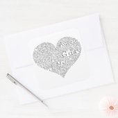 Australische slang vierkante sticker (Envelop)