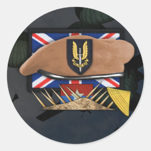 Australische speciale luchtdienst sas vietnam Stic Ronde Sticker