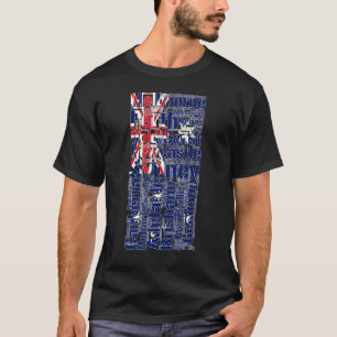 Australische stad Australische vlag Australische r T-shirt