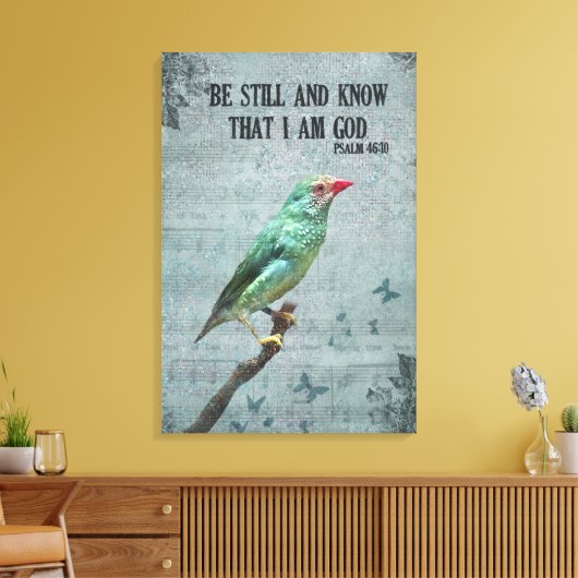 Australische Star Finch Canvas Afdruk (Insitu (Woonkamer))