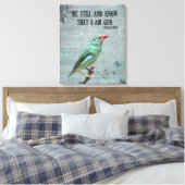 Australische Sterreastrild Canvas Afdruk (Insitu (Slaapkamer))