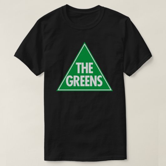 Australische Sticker van de Groenen T-shirt (Design voorkant)
