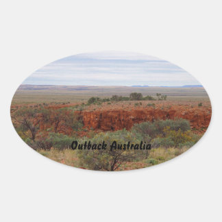 Australische sticker van het buitenlandschap