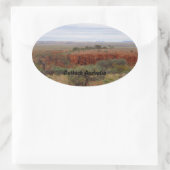 Australische sticker van het buitenlandschap (Tas)