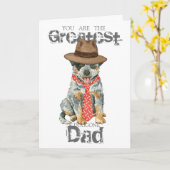 Australische stiefhond kaart (Gele Bloem)