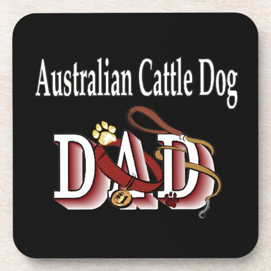 Australische stiefhond onderzetter (Voorkant)