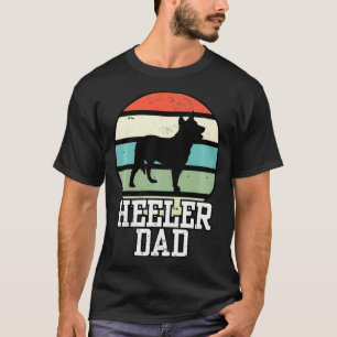 Australische stierenhond pap I Retro Blue Heeler T-shirt