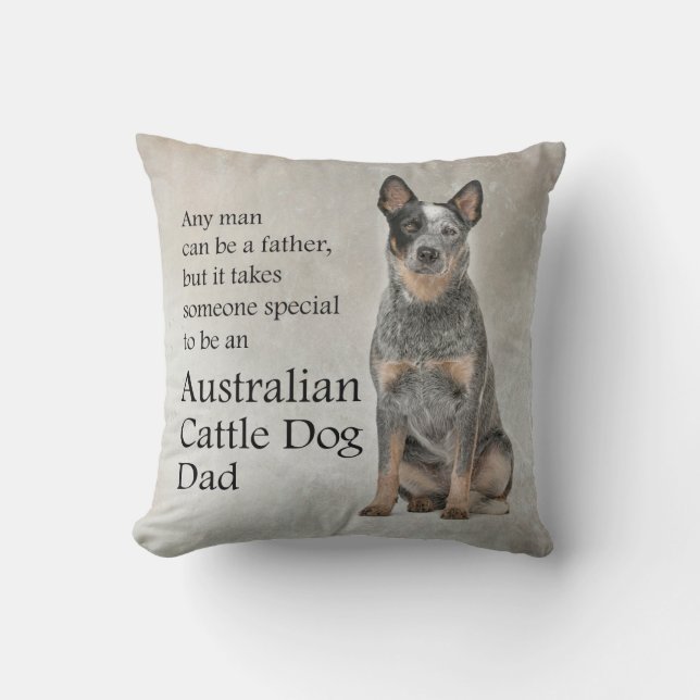 Australische stierenhond Pap Pillow Kussen (Voorkant)