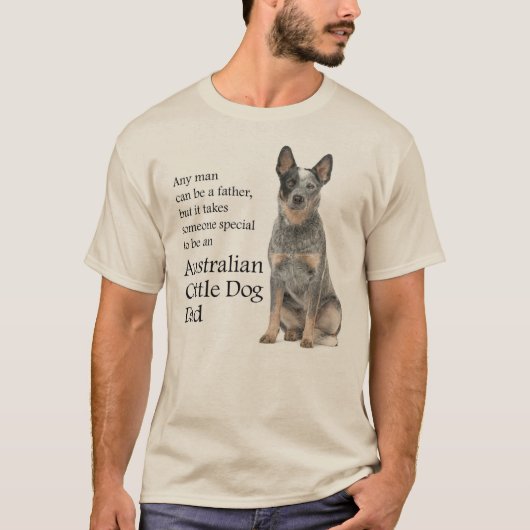 Australische stierenhond Pap T-Shirt (Voorkant)