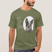 Australische stierenhond Pap T-Shirt (Voorkant)