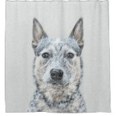 Australische stierenschilderingen - Kute Original  Douchegordijn (Voorkant)