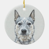 Australische stierenschilderingen - Kute Original  Keramisch Ornament (Achterkant)