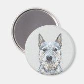 Australische stierenschilderingen - Kute Original Magneet (Voorkant / Achterkant)