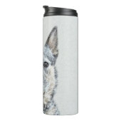 Australische stierenschilderingen - Kute Original Thermosbeker (Geroteerd rechts)