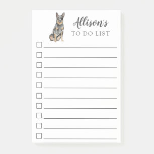 Australische stierenstift die speciaal is geperson post-it® notes